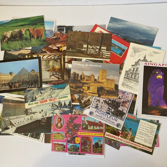 Vintage Postcards Lot of Over 200 Dating from 1930s-1980s - Picture 1 of 15
